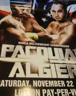 Manny Pac Man Pacquiao Vs. Chris Algieri - Poster Print Boxing