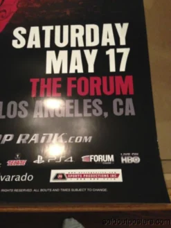 Juan Manuel Marquez Vs. Mike Alvarado Poster Print 5/17/2014 The Forum LA Boxing -Art Poster Store 12 5905f59a 319b 4d54 afc8 68734347d7ab