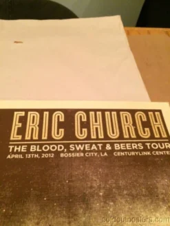 Eric Church - 2012 Poster Print Third Alert Designs Bossier City Signed And #'ed -Art Poster Store 12 b22e24f0 b0d4 499f a75e 77428c1efc70