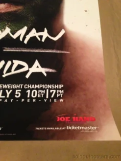 UFC 175 - 2014 Poster Weidman Vs. Machida World Middle Weight Championship -Art Poster Store 12 bd15b5c1 76bc 40a1 8bca 759e923cf87e
