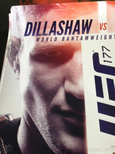 UFC 177 -2014 Poster Print Dillashaw Vs. Barao II 2 MMA 2 UFC 177 -2014 Poster Print Dillashaw Vs. Barao II 2 MMA - Image 2