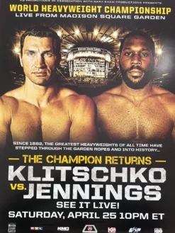 Boxing - 2015 Klitschko Vs Jennings Poster