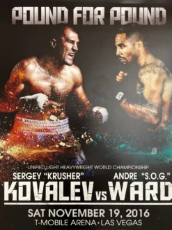 Boxing - 2016 Kovalev Vs Ward Poster