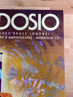 Papadosio - 2019 Hi-Line Poster Red Rocks Morrison, CO FOIL -Art Poster Store 5C5DE347 E726 4988 841C C08B9495CDED