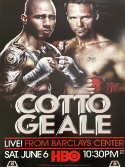 Boxing - 2015 Cotto Vs Geale Poster
