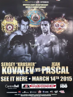 Boxing - 2015 Kovalev Vs Pascal Poster