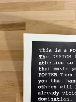 This Is A Poster - 2006 Shepard Fairey Poster Obey Art Print -Art Poster Store AD77FDF5 853D 4581 B833 6498E49FC2E0 scaled