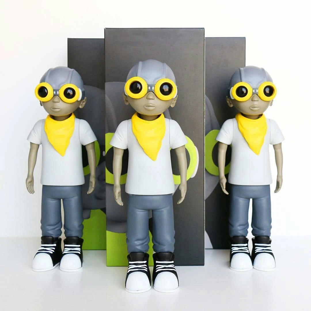 Fly Boy Action Figure - 2017 Hebru Brantley Mellow Yellow Ed Flyboy C2E2 Exclusi 1 Fly Boy Action Figure - 2017 Hebru Brantley Mellow Yellow Ed Flyboy C2E2 Exclusi