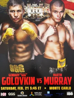 Boxing - 2015 GGG Golovkin Vs Murray Poster