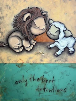 My Intentions Grow - 2010 Kurt Halsey Poster Art Print