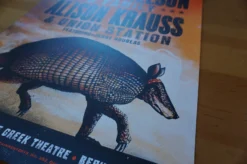 Willie Nelson - 2015 Zeb Love Poster Print Allison Krauss Berkeley GA -Art Poster Store DSC01403