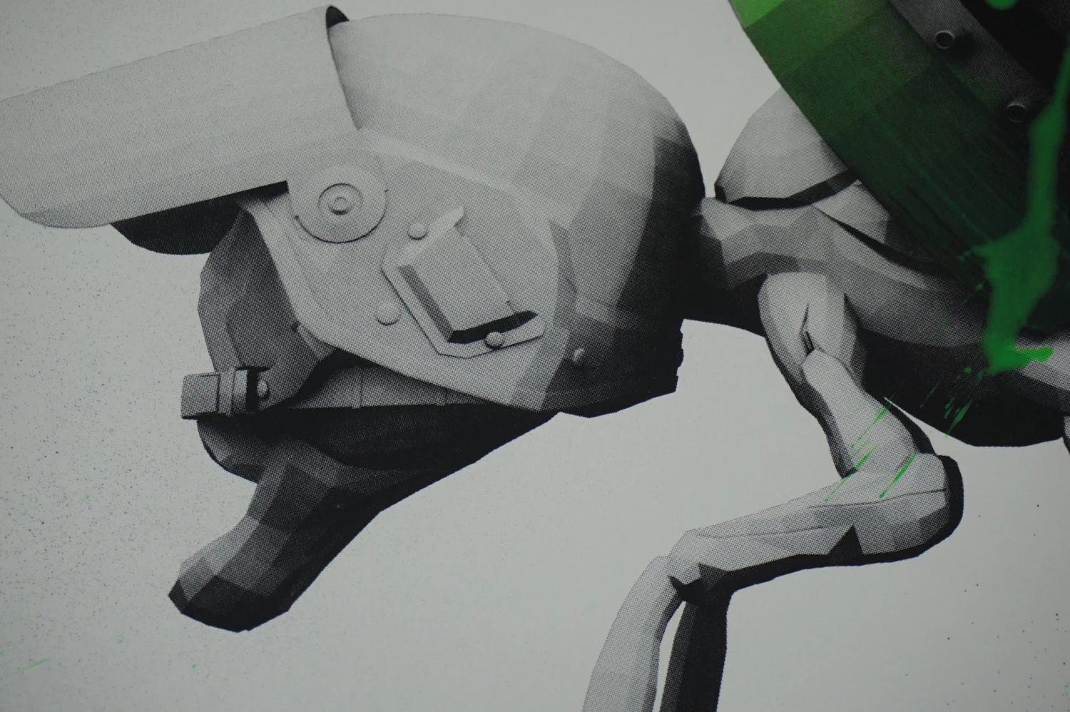 Palynology - Ludo 2016 Screen Printed Poster Signed/numbered Hand Finished 3 Palynology - Ludo 2016 Screen Printed Poster Signed/numbered Hand Finished - Image 3