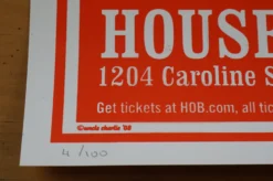 Willie Nelson - 2008 Uncle Charlie Poster Houston TX HOB -Art Poster Store DSC02433