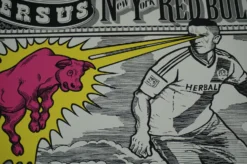 LA Galaxy Vs. New York Red Bulls - 2014 Poster Ames Brothers -Art Poster Store DSC02436