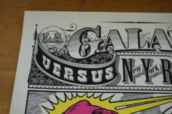 LA Galaxy Vs. New York Red Bulls - 2014 Poster Ames Brothers -Art Poster Store DSC02437