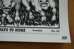 LA Galaxy Vs. New York Red Bulls - 2014 Poster Ames Brothers -Art Poster Store DSC02439