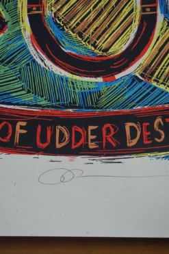 Apocalypse Cow - 2009 Dan Grzeca Poster Chicago, IL Three Floyds -Art Poster Store DSC03588