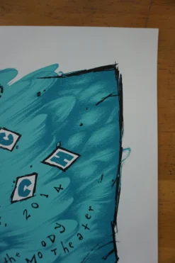 Eric Church - 2014 Billy Perkins Poster ACL Austin City Limits Texas -Art Poster Store DSC03976