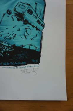 Eric Church - 2014 Billy Perkins Poster ACL Austin City Limits Texas -Art Poster Store DSC03977