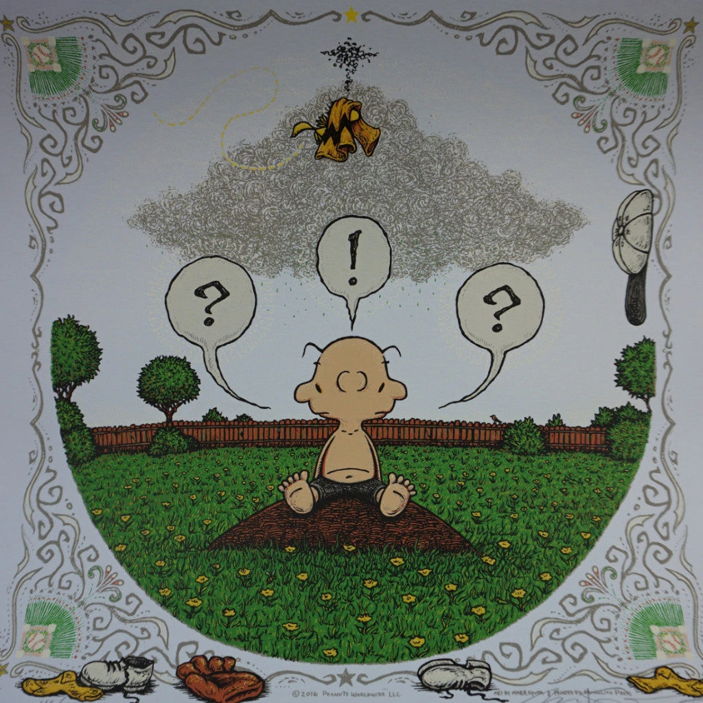 On The Mound - 2016 Marq Spusta Poster Blue Sky Ed With Card 2 On The Mound - 2016 Marq Spusta Poster Blue Sky Ed With Card - Image 2