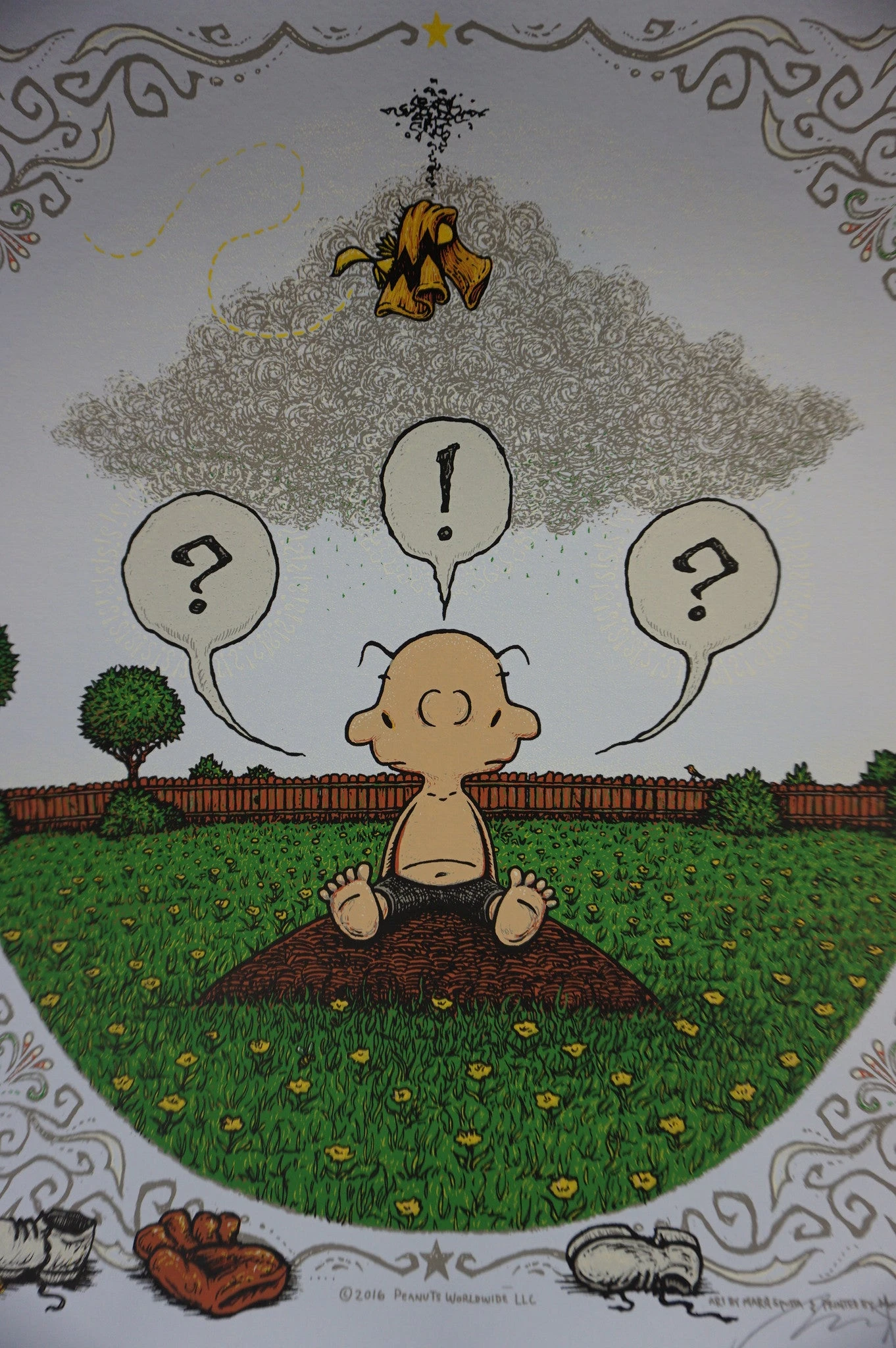 On The Mound - 2016 Marq Spusta Poster Blue Sky Ed With Card 3 On The Mound - 2016 Marq Spusta Poster Blue Sky Ed With Card - Image 3