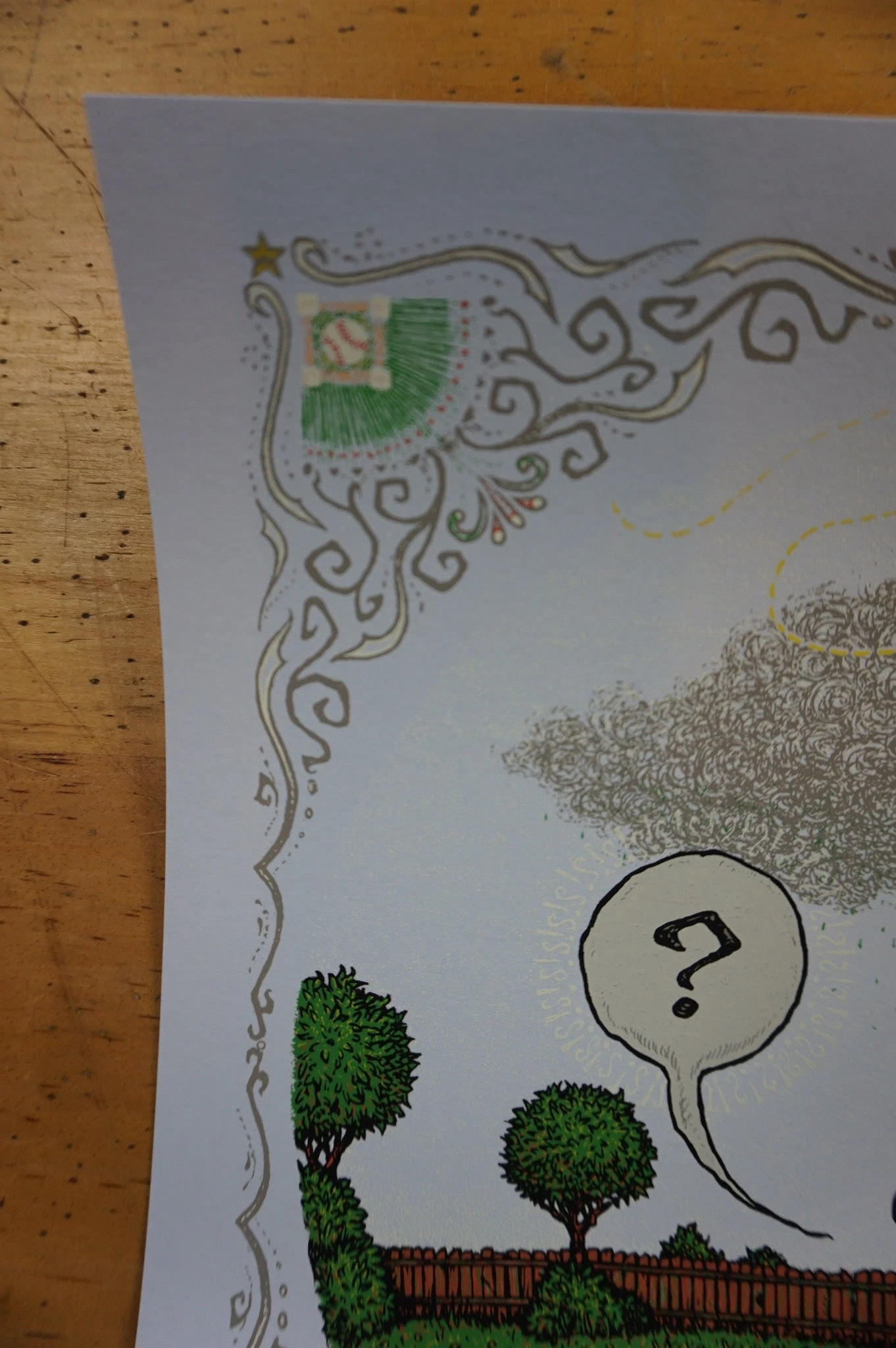 On The Mound - 2016 Marq Spusta Poster Blue Sky Ed With Card 4 On The Mound - 2016 Marq Spusta Poster Blue Sky Ed With Card - Image 4