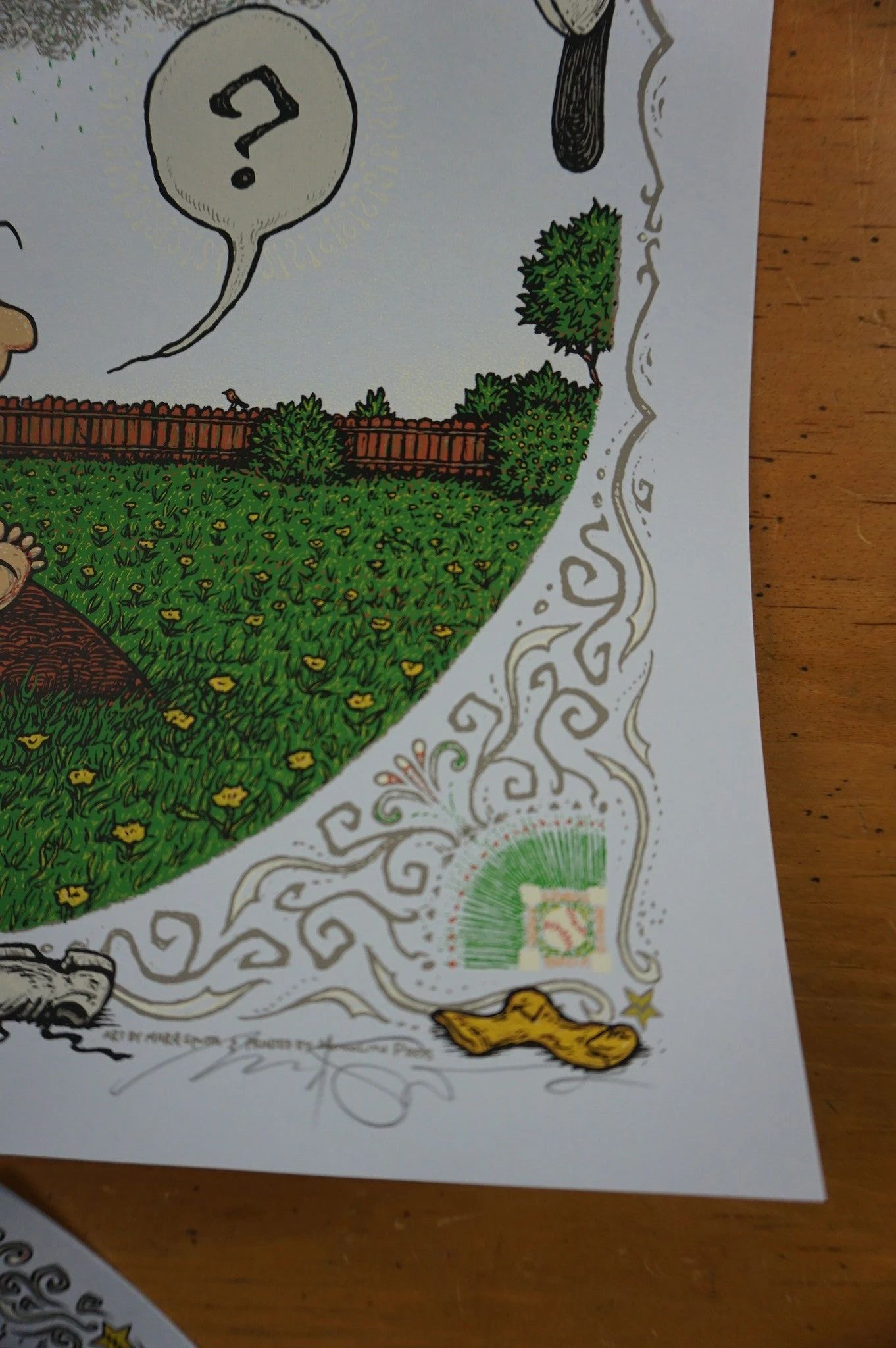 On The Mound - 2016 Marq Spusta Poster Blue Sky Ed With Card 6 On The Mound - 2016 Marq Spusta Poster Blue Sky Ed With Card - Image 6