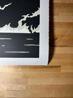 Fire In The Night (BLACK/WHITE) - 2025 Cleon Peterson Art Print -Art Poster Store F9A75AA8 D566 42CC B913 DEAD60868FD9 scaled