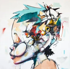 My Secrets Keep Secrets - 2012 Hebru Brantley Poster Print Street Art FRAMED