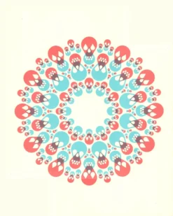 Teardrops - 2016 Sean Mort Poster BONES Art Print