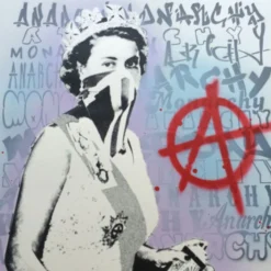 Anarchy: By Royal Decree - 2015 Static Poster FRAMED Street Art Graffiti, UK