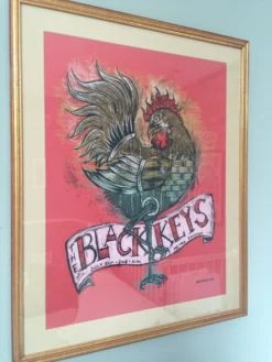 The Black Keys - 2008 Dan Grzeca Poster From The Metra Chicago Pre-Lollapalooza