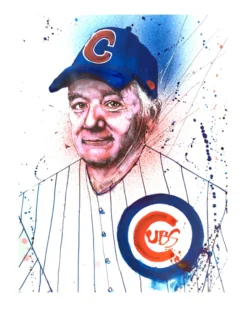 Dreams Come True - 2017 Joey Feldman Poster Cubs Bill Murray