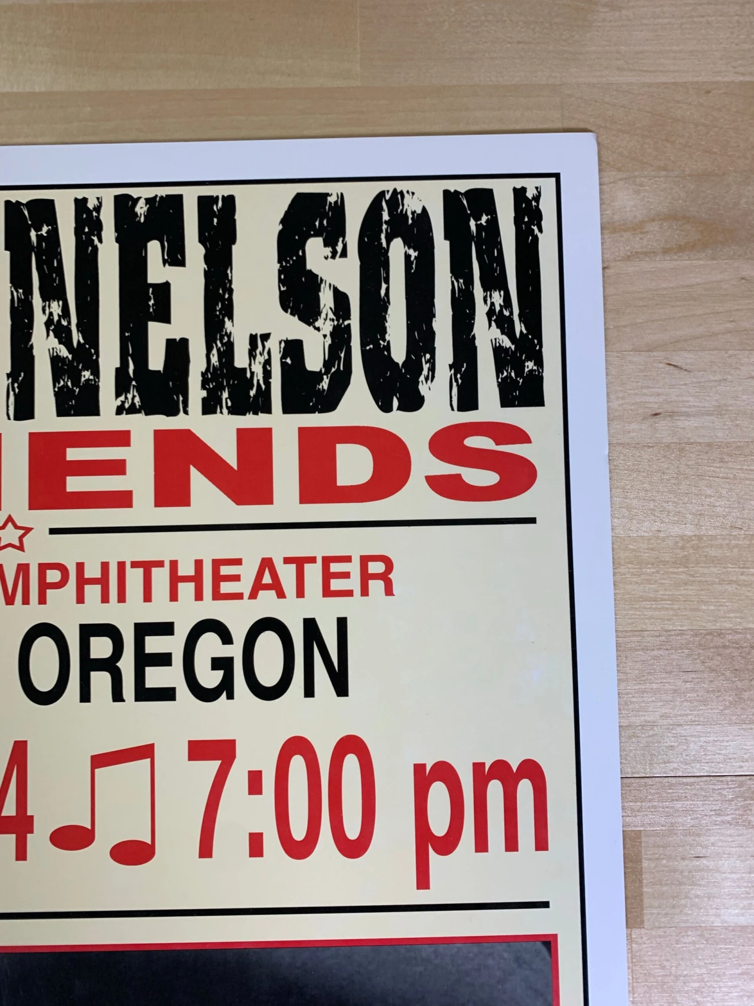 Willie Nelson - 2004 Franks Brothers 9/19 Poster Eugene, Oregon 3 Willie Nelson - 2004 Franks Brothers 9/19 Poster Eugene, Oregon - Image 3