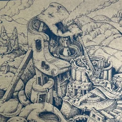 The Reactor Core - 2022 David Welker Poster, Art Print (GOLD)