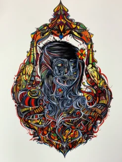 Erin Jesme Christ - 2009 Deuce 7 Poster Art Print S/N #1/27