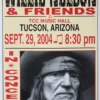 Willie Nelson - 2004 Franks Brothers 9/29 Poster Tucson, AZ