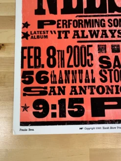 Willie Nelson - 2005 Franks Brothers Poster San Antonio, Texas -Art Poster Store image 0629b1be 0493 42c7 a096 f6bdbd9c1965 scaled