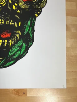 Poison Skull - 2013 JC Rivera Poster Chicago Street Artist Art -Art Poster Store image 0986dab0 6505 4b10 931d 45d8d6b9cb2e