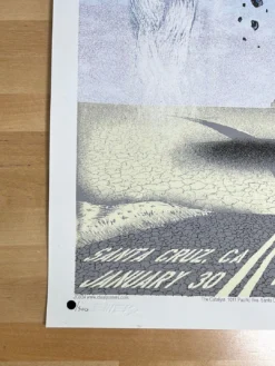 Willie Nelson - 2006 Emek Gan Poster Santa Cruz, CA Catalyst -Art Poster Store image 0d370fa0 8b22 4028 953f 5d99d6689080