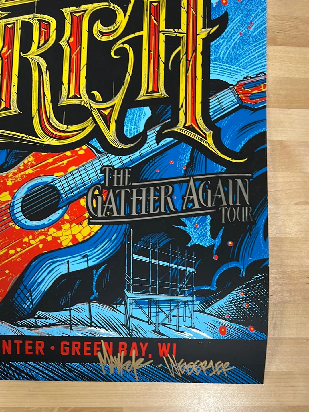 Eric Church - 2022 Maxx242 Poster Green Bay, WI Mirror FOIL 3/19 5 Eric Church - 2022 Maxx242 Poster Green Bay, WI Mirror FOIL 3/19 - Image 5