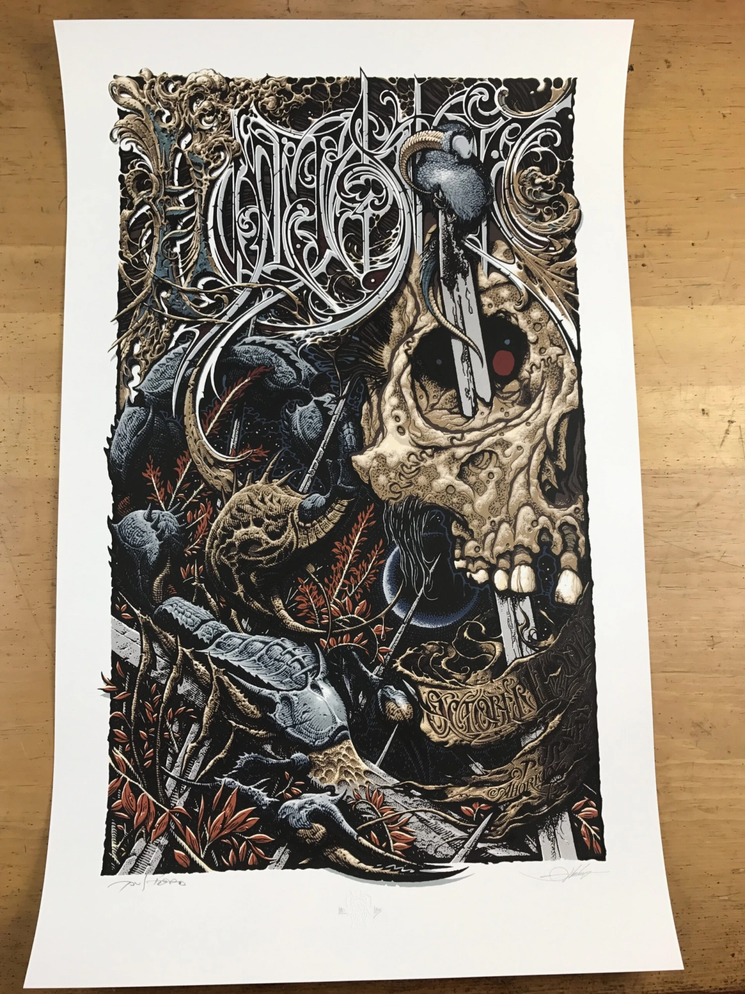 Hyperstoic - 2014 Aaron Horkey Poster VACVVM Pushead 2 Hyperstoic - 2014 Aaron Horkey Poster VACVVM Pushead - Image 2