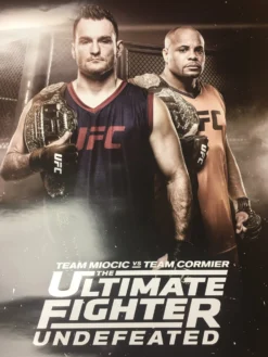 UFC Undefeated Poster Team Miocic Vs Team Cormier