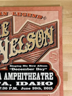 Willie Nelson - 2015 Franks Brothers Poster Nampa, Idaho -Art Poster Store image 0f96ffab 4c57 44f0 9c6b a57ce5e439cb scaled