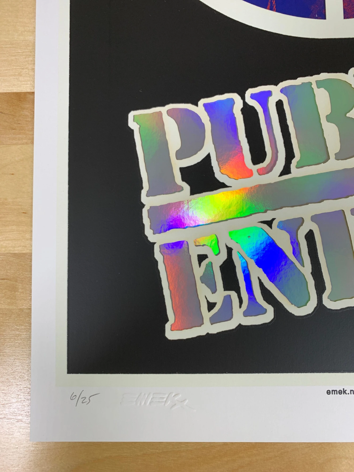 Public Enemy Variant - 2020 Emek Poster Foil NO Date The Terrordome GID 6 Public Enemy Variant - 2020 Emek Poster Foil NO Date The Terrordome GID - Image 6