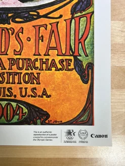 Canon Olympic Commemorative Series 1984 - Poster 1904 St. Louis, MO -Art Poster Store image 15e57020 28b6 4c89 8b39 66f6336e7131