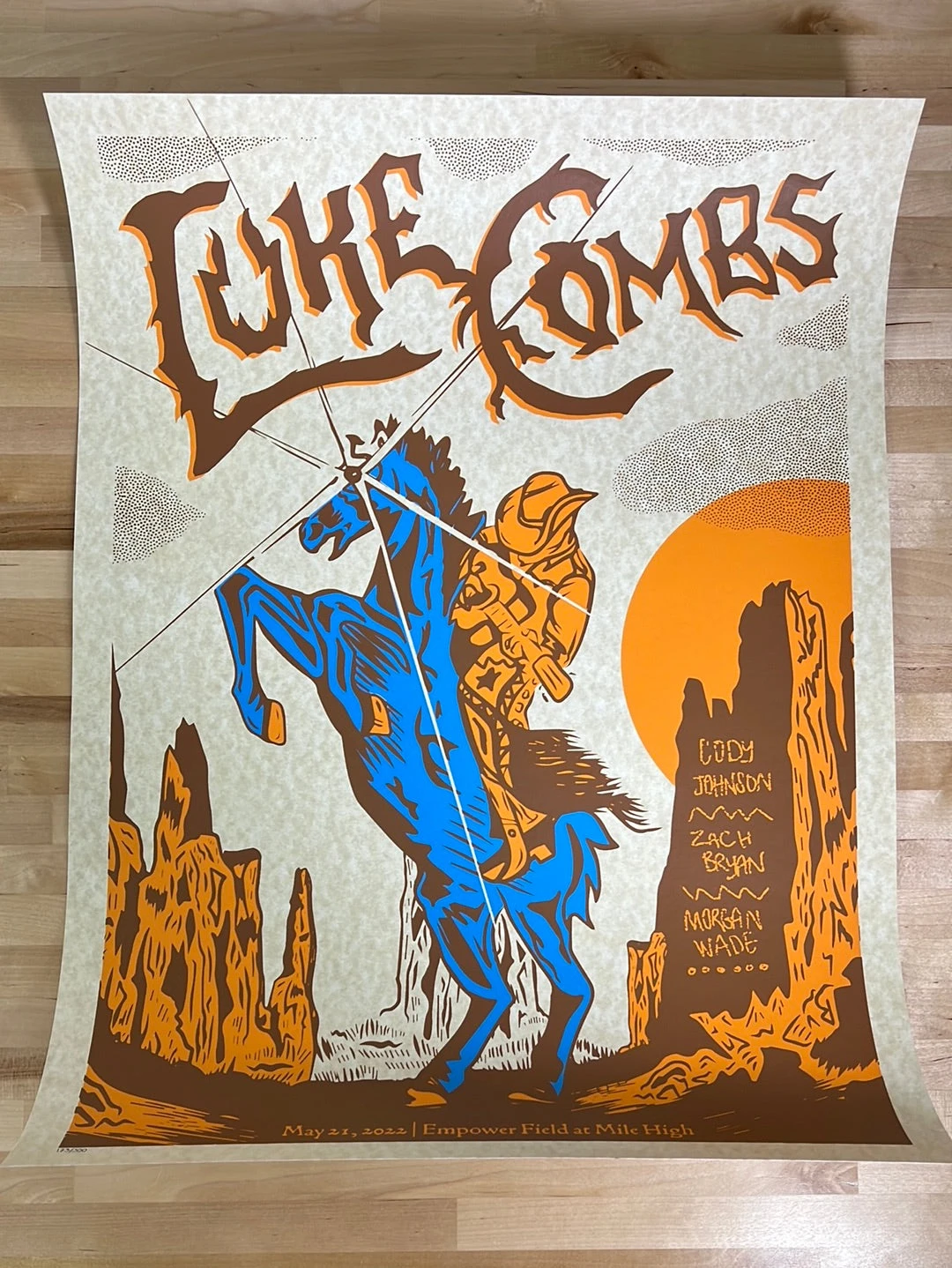 Luke Combs - 2022 Poster Empower Field Mile High Stadium Denver, CO 3 Luke Combs - 2022 Poster Empower Field Mile High Stadium Denver, CO - Image 3