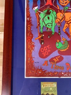 Phish - 2009 Jim Pollock Poster Indio, CA Festival 8, Framed Empire Polo Club -Art Poster Store image 18567627 6394 49db b76e edb7325cc907