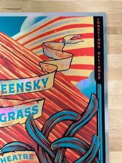Greensky Bluegrass - 2022 Half Hazard Poster FOIL Red Rocks Morrison, CO -Art Poster Store image 1da9016a c4f4 46e2 b8a5 e5d0dc10adb1