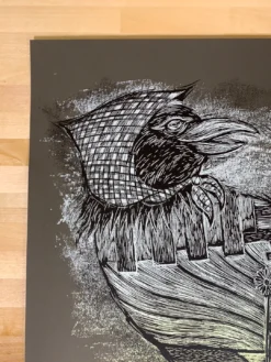 Rural Corvus - 2009 Dan Grzeca Poster Art Print Charcoal Grey -Art Poster Store image 1f32eae9 9442 4dbd 997c af1777670878